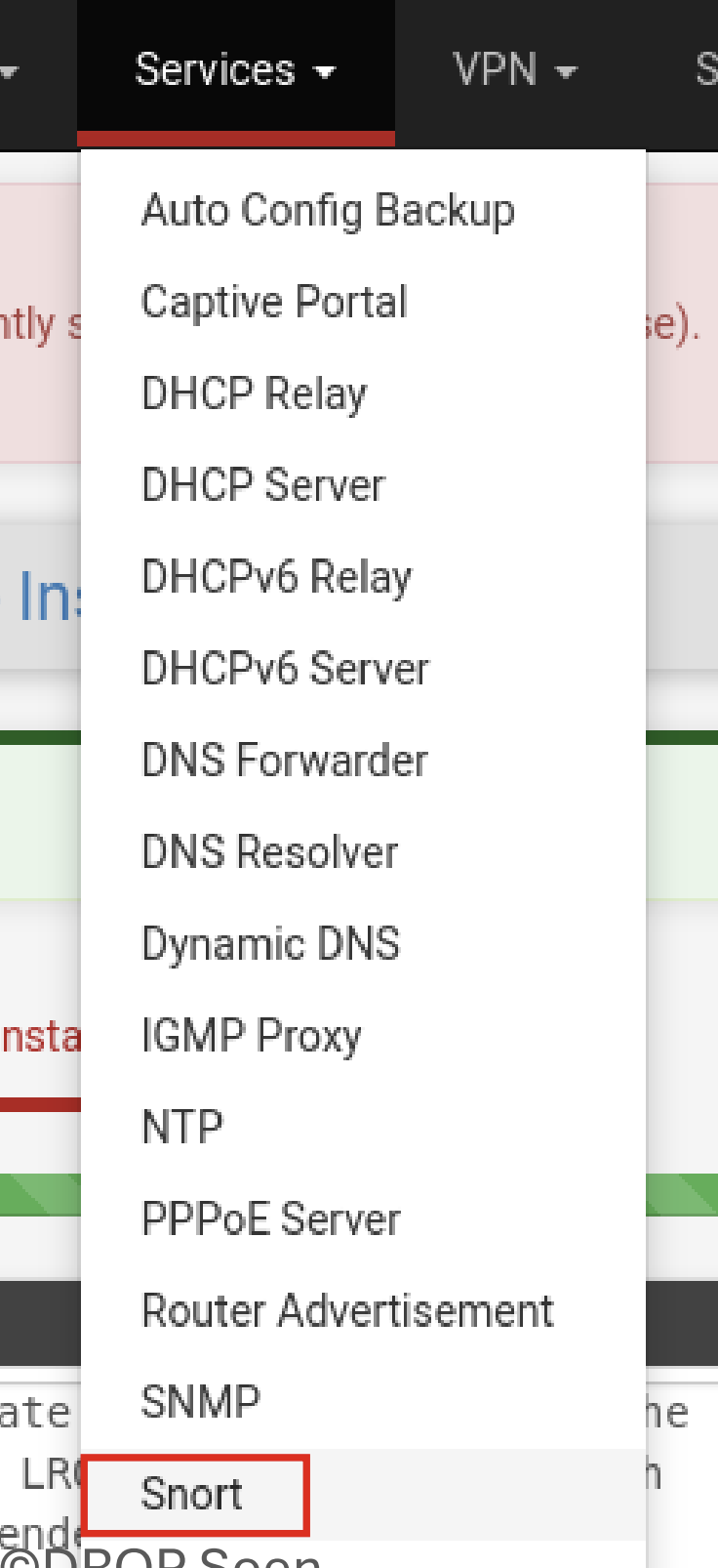 Configuration de Snort