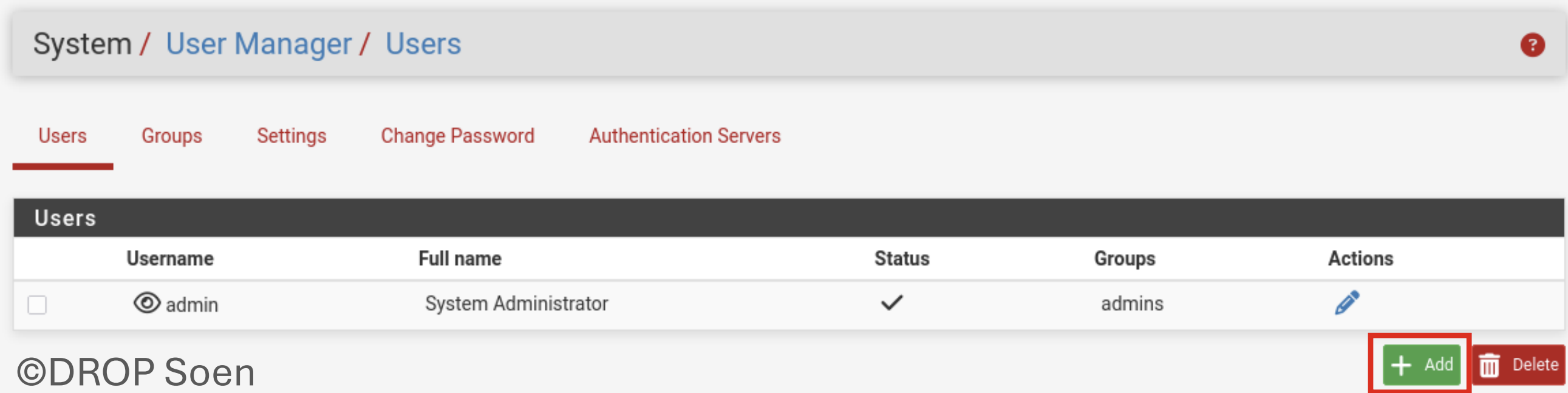Ajouter un utilisateur