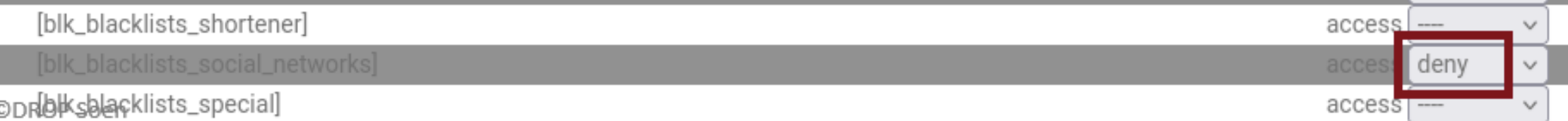 Configuration de SquidGuard