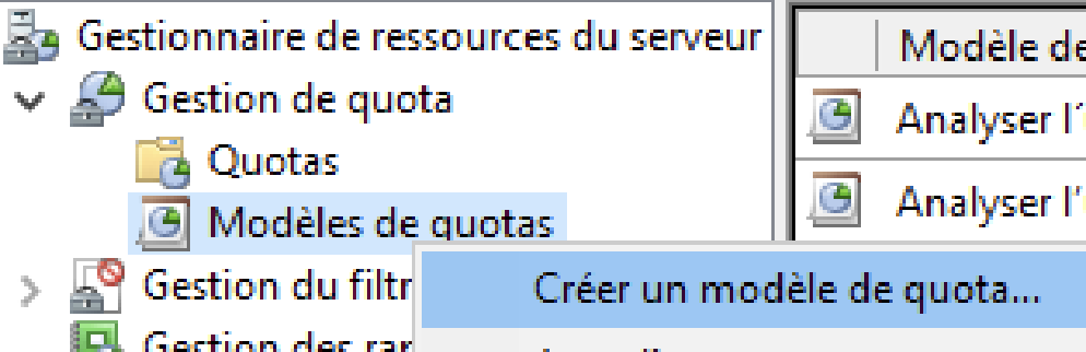 Nouveau modèle de quota